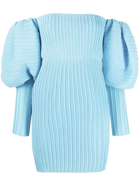 Skye pleated minidress