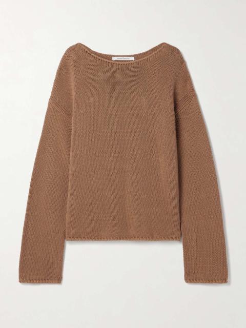 Organic cotton sweater Brown