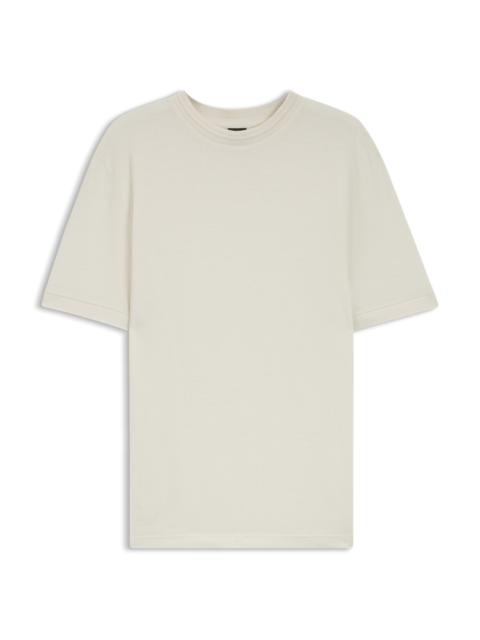 REGULAR-FIT T-SHIRT IN A MERCERISED COTTON BLEND