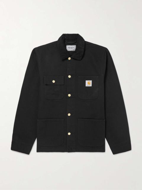 Michigan Corduroy-Trimmed Organic Cotton-Canvas Chore Jacket