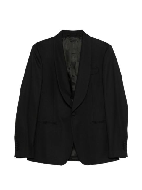 shawl-collar single-breasted jacket