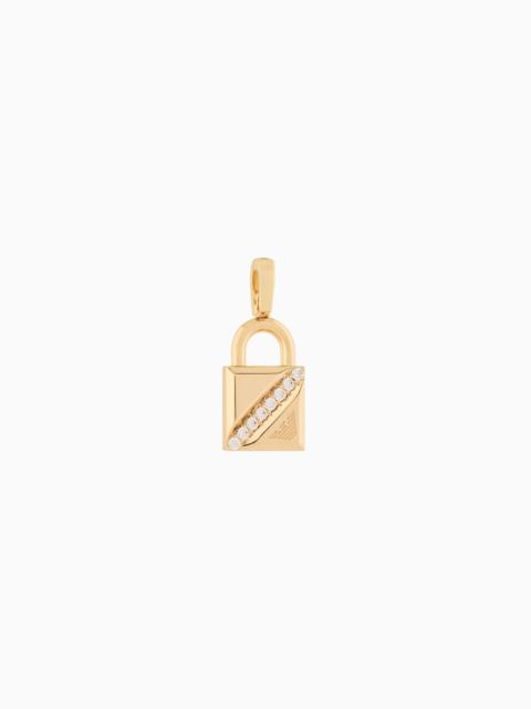 EMPORIO ARMANI GOLD-TONE CHARM