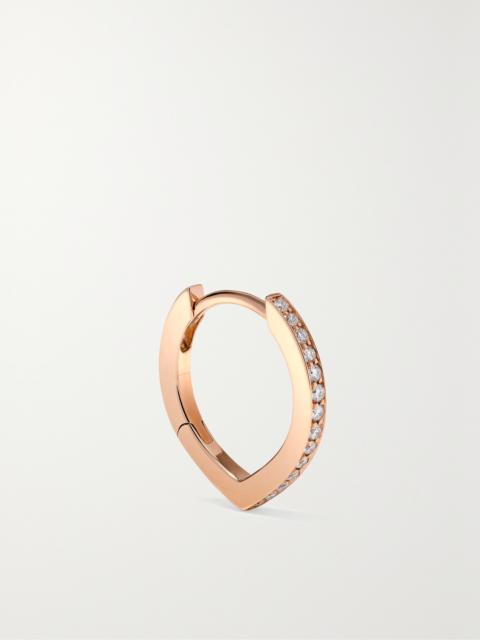 Antifer 18-karat Rose Gold Diamond Single Earring