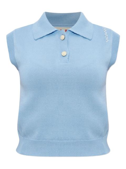 cotton polo top
