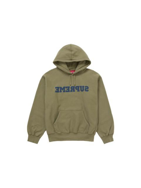 Supreme Reverse Hooded Sweatshirt (SS25) Dusty Olive