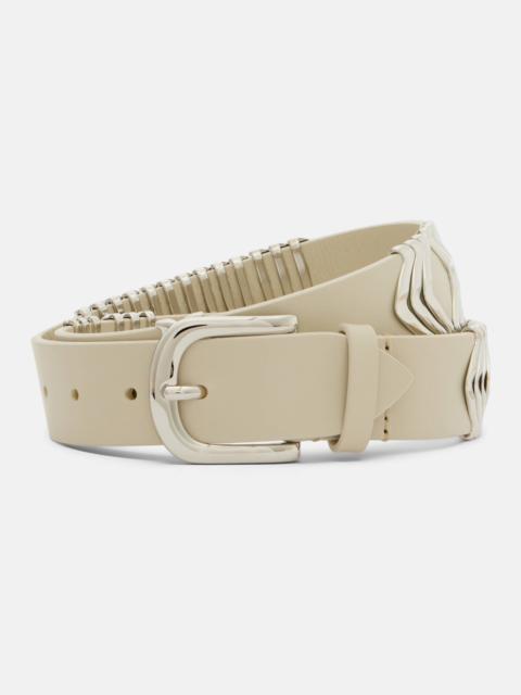 Tehora embellished leather belt