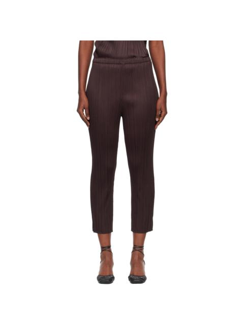 Brown Monthly Colors July Trousers