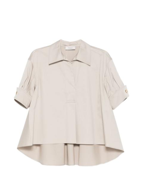 pleated blouse