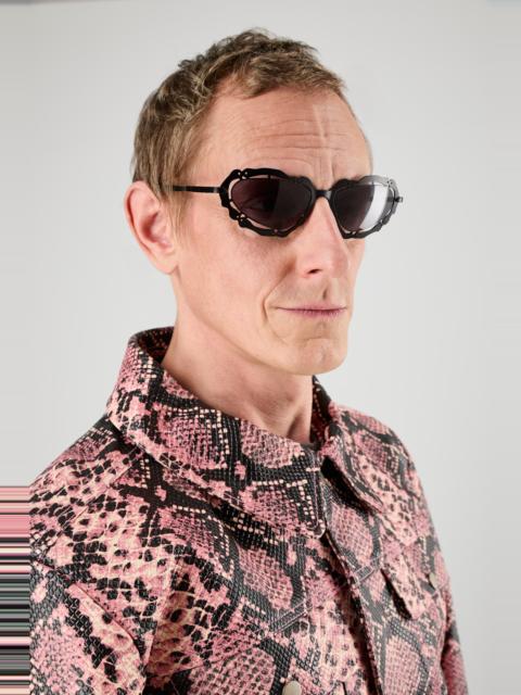 Black Matte NOPEA Metal Sunglasses