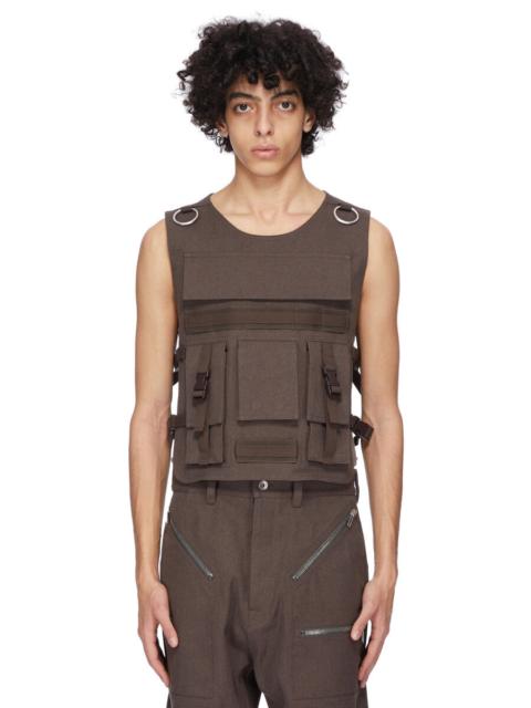 Brown Concordians Bonotto Capsule Ammo Vest