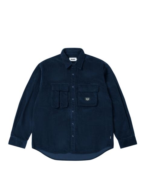 DOUBLE POCKET CORD OVERSHIRT NAVY