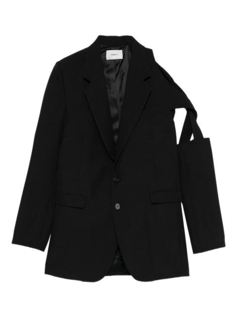 cut-out blazer