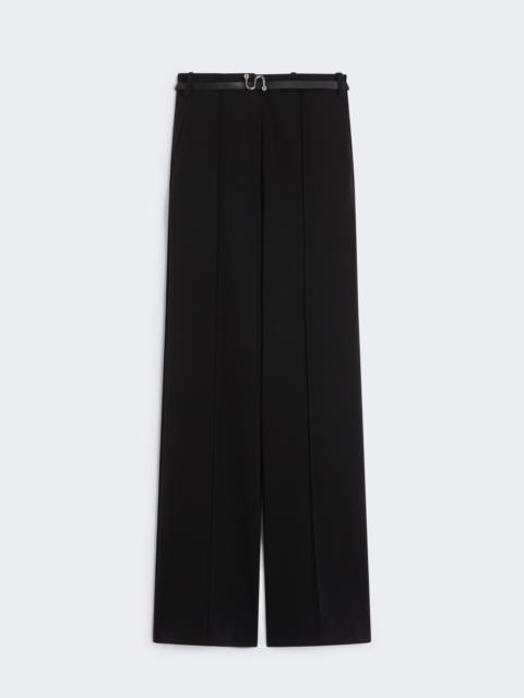 TEXAS High-waisted trousers in fabric stitch
