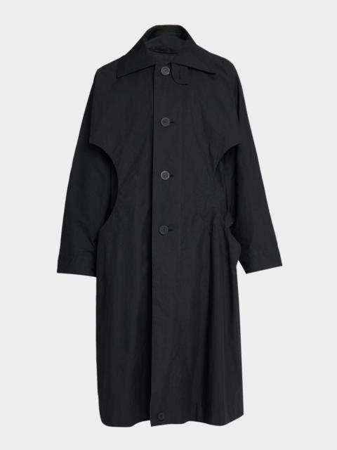 Men's Cavity Long Coat