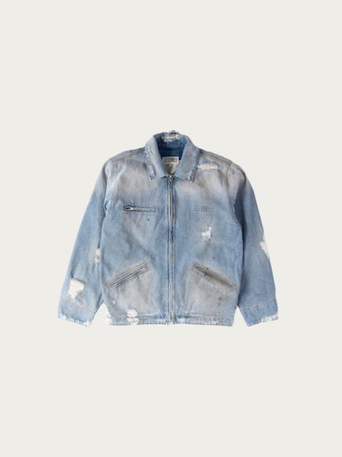 Denim Zip Jacket - Worn