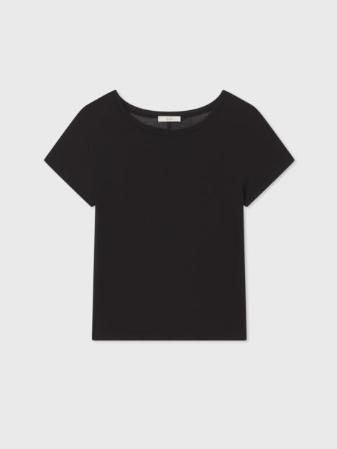 Crewneck Short Sleeve T-Shirt in Cotton Jersey