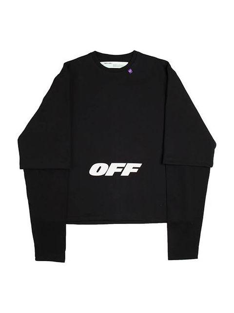 Off-White Mens Cotton Long Sleeve Sweatshirt OMAB022E184050031001