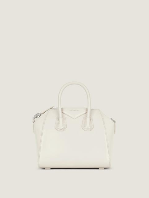MINI ANTIGONA BAG IN BOX LEATHER