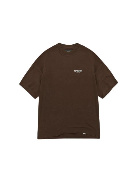 Represent Owner's Club T-Shirt Brown/White