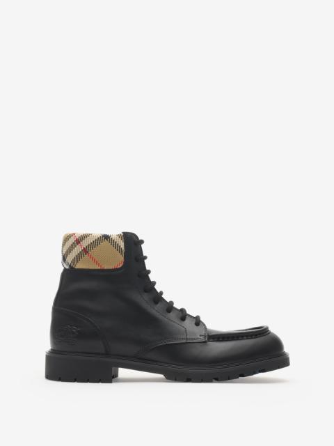 Leather Rogue Combat Boots