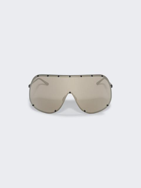 Shield Sunglasses Flash Gold