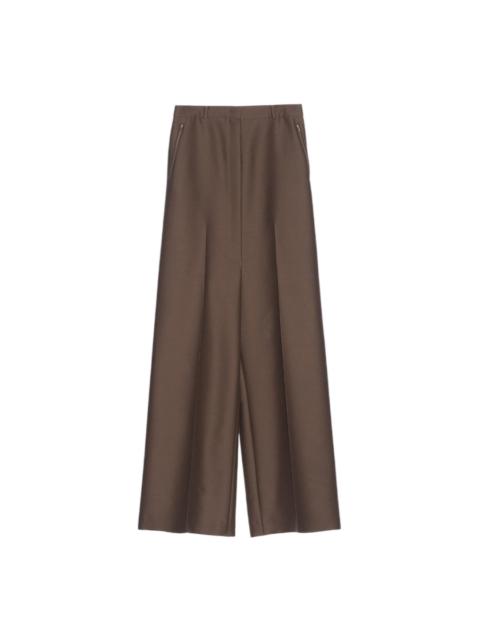 Side Folded Wide Pants
