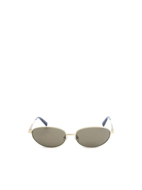 oval-frame sunglasses