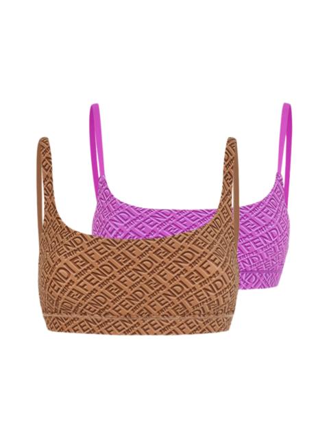 Fendi x SKIMS Pack of 2 Scoop Bralette Colorado/California