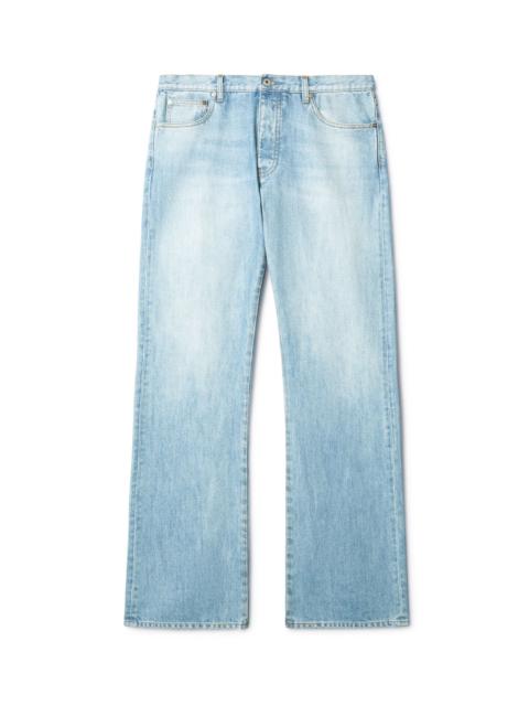 Blue Diagonal Fresco Jeans