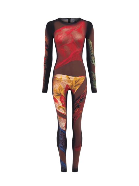 Recycled Draped Statue Jersey Catsuit