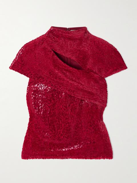 Cutout Fil Coupé Blouse