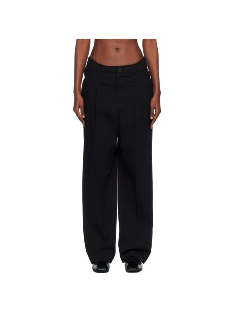 Black 'Like Torso Like Shirt' Trousers