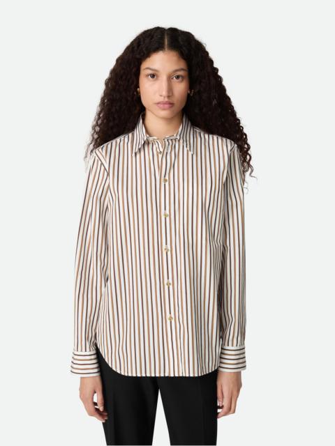 Striped Cotton Poplin Shirt
