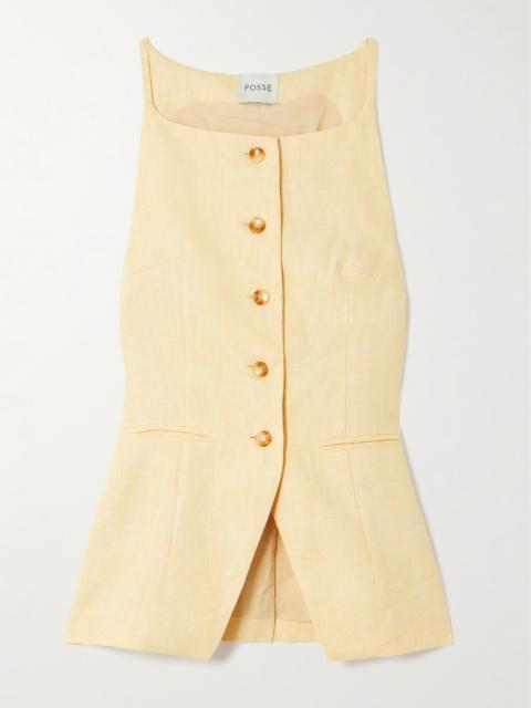 Nancy Linen Vest