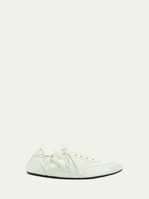 Satin Low-Top Sneakers