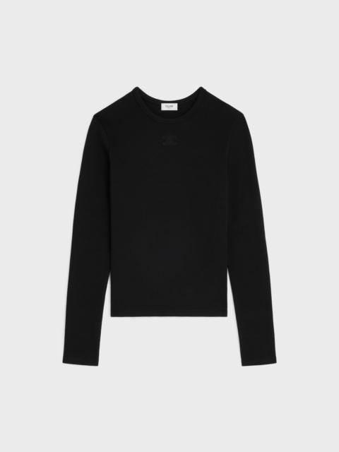 triomphe t-shirt IN ribbed cotton jersey