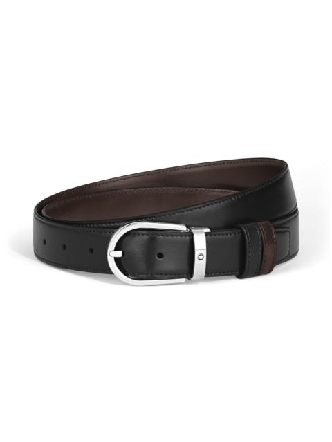 HORSESHOE 30 MM REVERSIBLE BELT IN MEISTERSTÜCK LEATHER