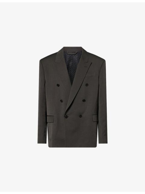 Jarvel Herringbone Woven Blazer