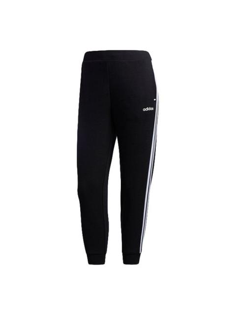 (WMNS) adidas Neo Essentials 3-Stripes Pants 'Black' GJ7949