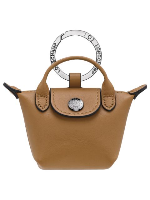 Le Pliage Xtra Key ring Tobacco - Leather