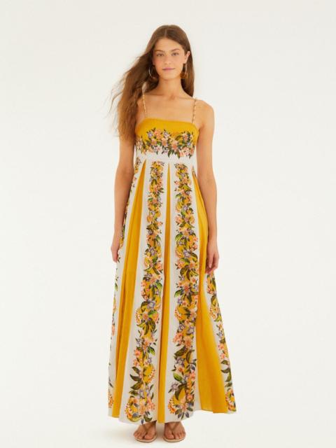 Sand Hilo Stripes Maxi Dress