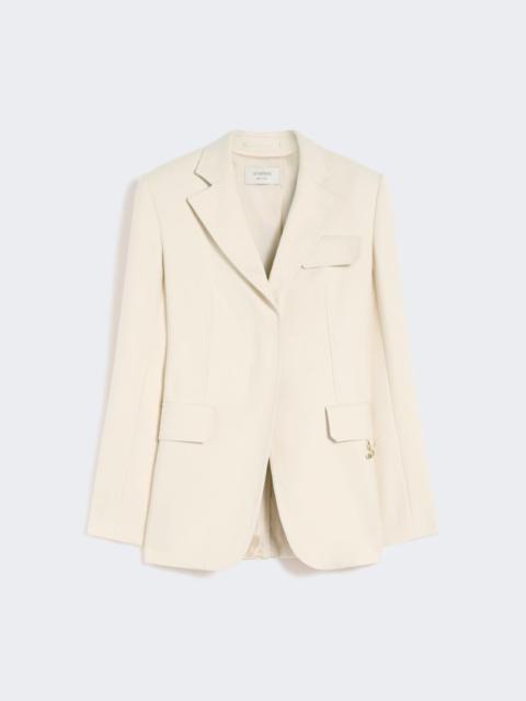 Gabardine blazer - vanilla