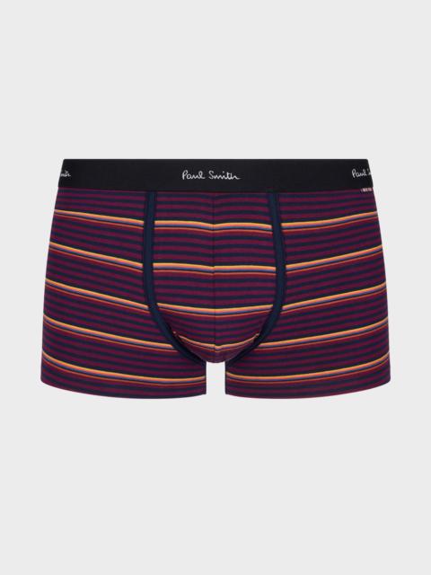 Navy and Red Stripe Boxer Briefs