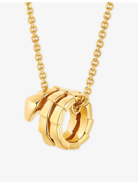 Serpenti Viper 18ct Yellow Gold Pendant Necklace
