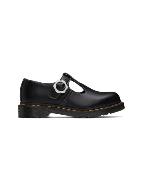 Black Polley Flower Loafers