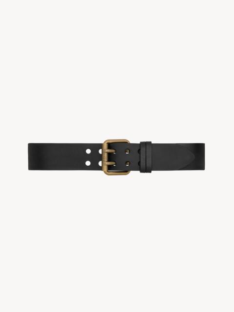 MOTORCYCLE WIDE BELT IN LEATHER
