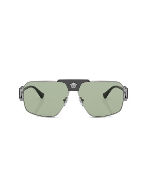 pilot-frame sunglasses