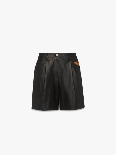 Bermuda Shorts in Lamb Leather