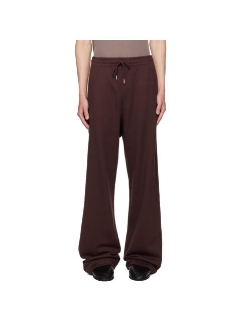 Burgundy Drawstring Sweatpants