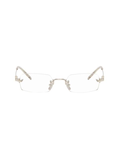 Silver Rimless Glasses